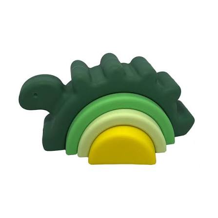 Dinosaurio apilable de silicona Weibo