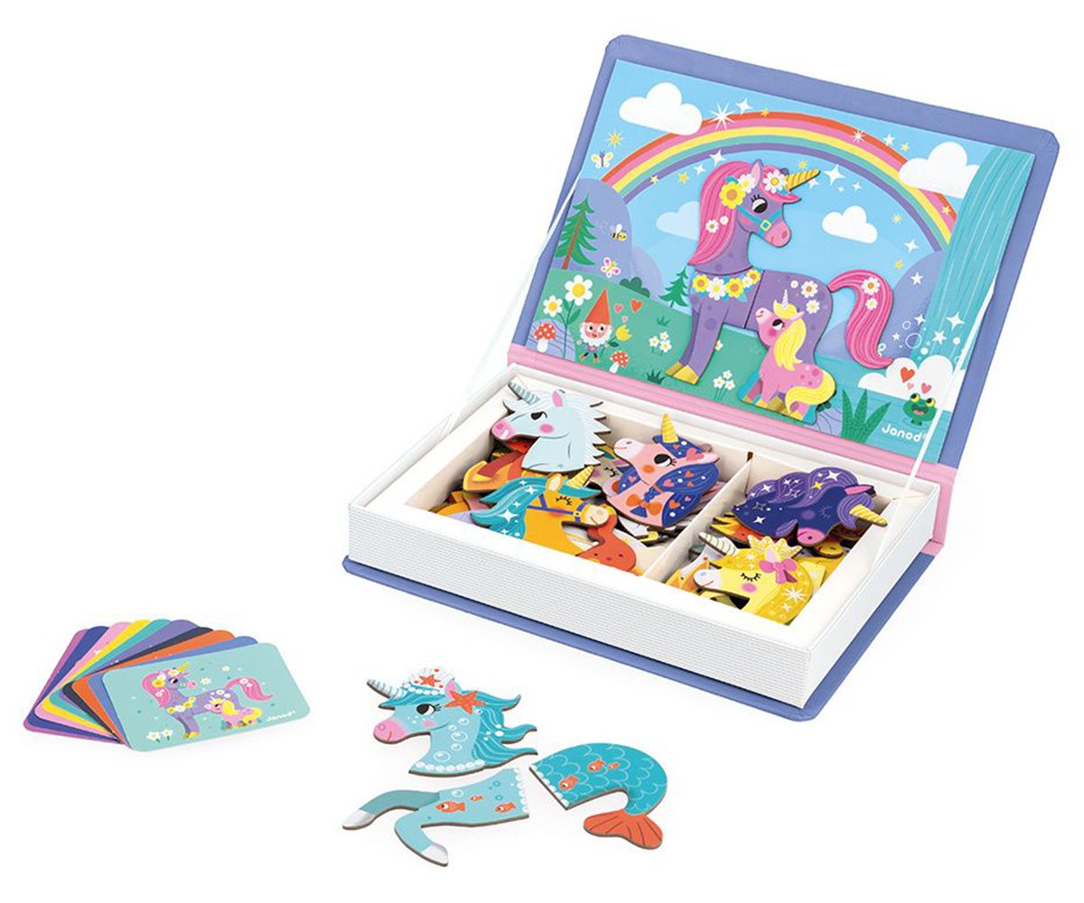 Libro Magnético Unicornios de Janod