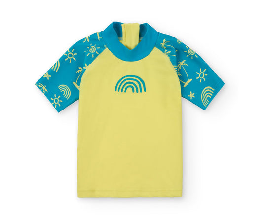 Camiseta protección solar UPF 50+ BTBOX - Neon Palms