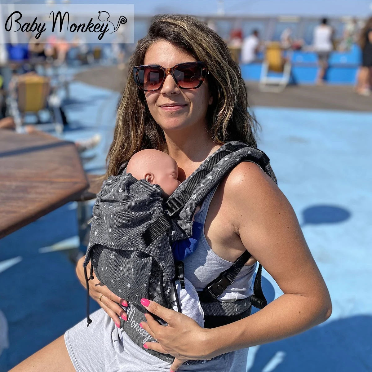 Mochila Portabebés Ergonómica Evolutiva Regolo BabyMonkey