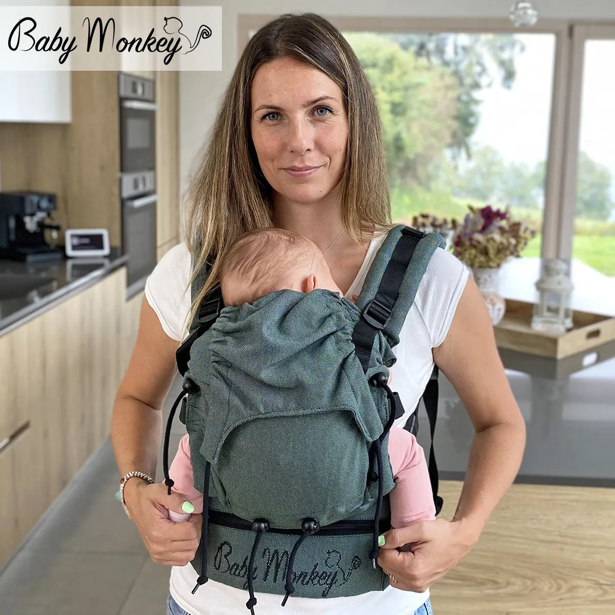 Mochila Portabebés Ergonómica Evolutiva Regolo BabyMonkey