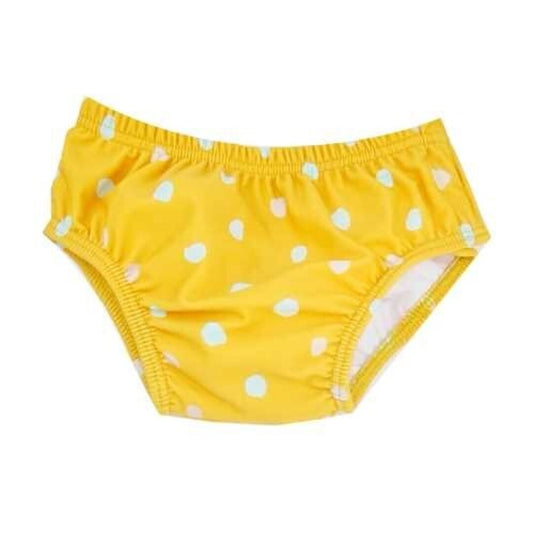 Bañador Pañal BTBOX - Lunares mostaza
