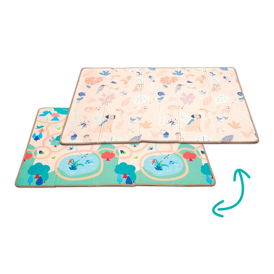 Alfombra de juegos plegable reversible - Ludi