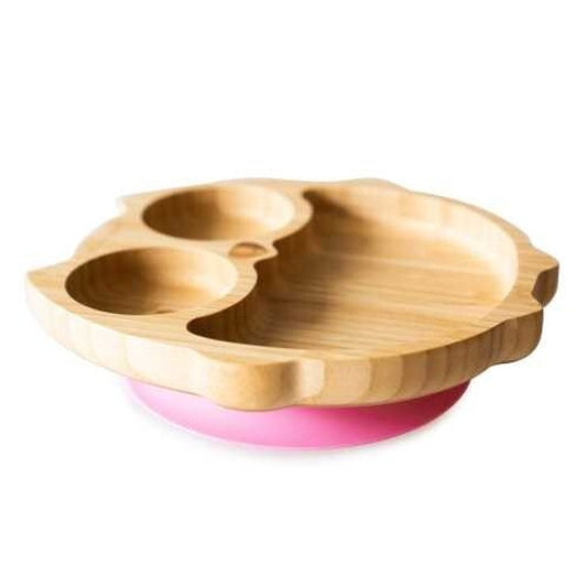 Plato de Bambú con ventosa  Eco Rascals - Buho