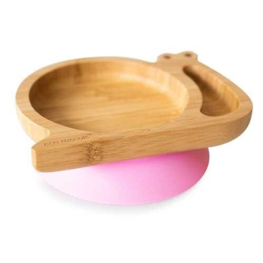 Platos de Bambu con ventosa  Eco Rascals - Caracol