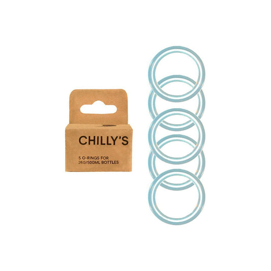 Set de Aros de Silicona Chilly. Repuesto para Botellas 260 y 500 ml