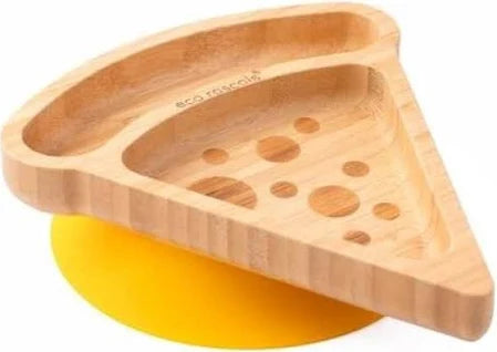 Plato de Bambú con ventosa Eco Rascals - Pizza