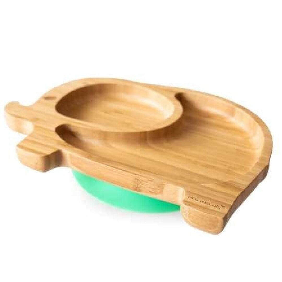 Plato de Bambu con ventosa  Eco Rascals - Elefante