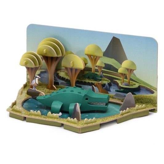 Halftoys 3D con Diorama - Animales de la Sabana