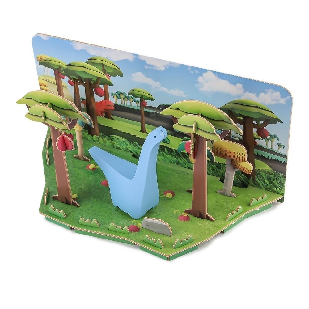 Halftoys 3D con Diorama - Dinosaurios