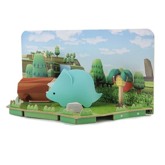 Halftoys 3D con Diorama - Dinosaurios