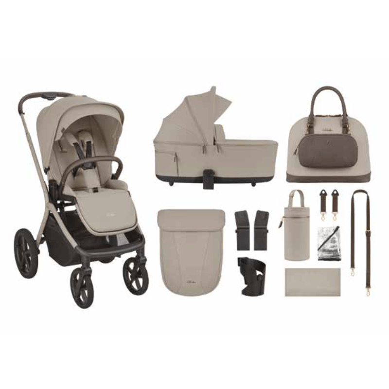 Kikkaboo Goya Platinum – Cochecito de Bebé 2 en 1 desde el Nacimiento