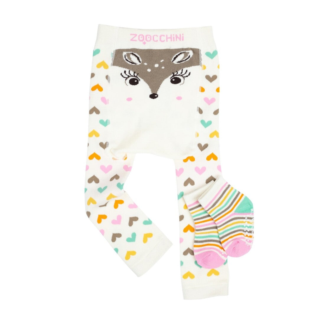 Pack leggins + calcetines Zoocchini - Cervatillo