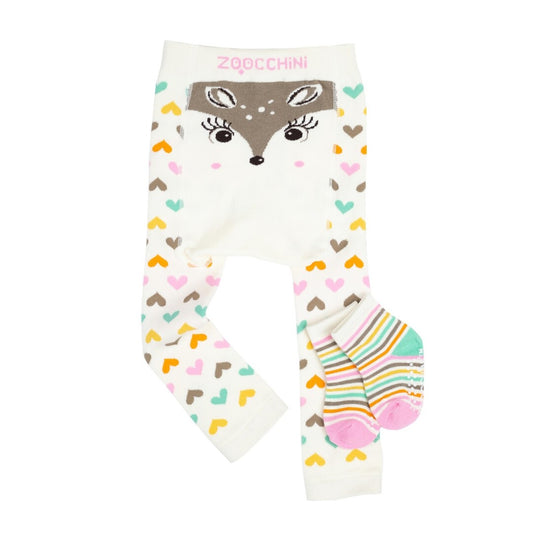 Pack leggins + calcetines Zoocchini - Cervatillo