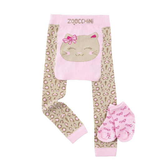 Pack leggins + calcetines Zoocchini - Leopardo
