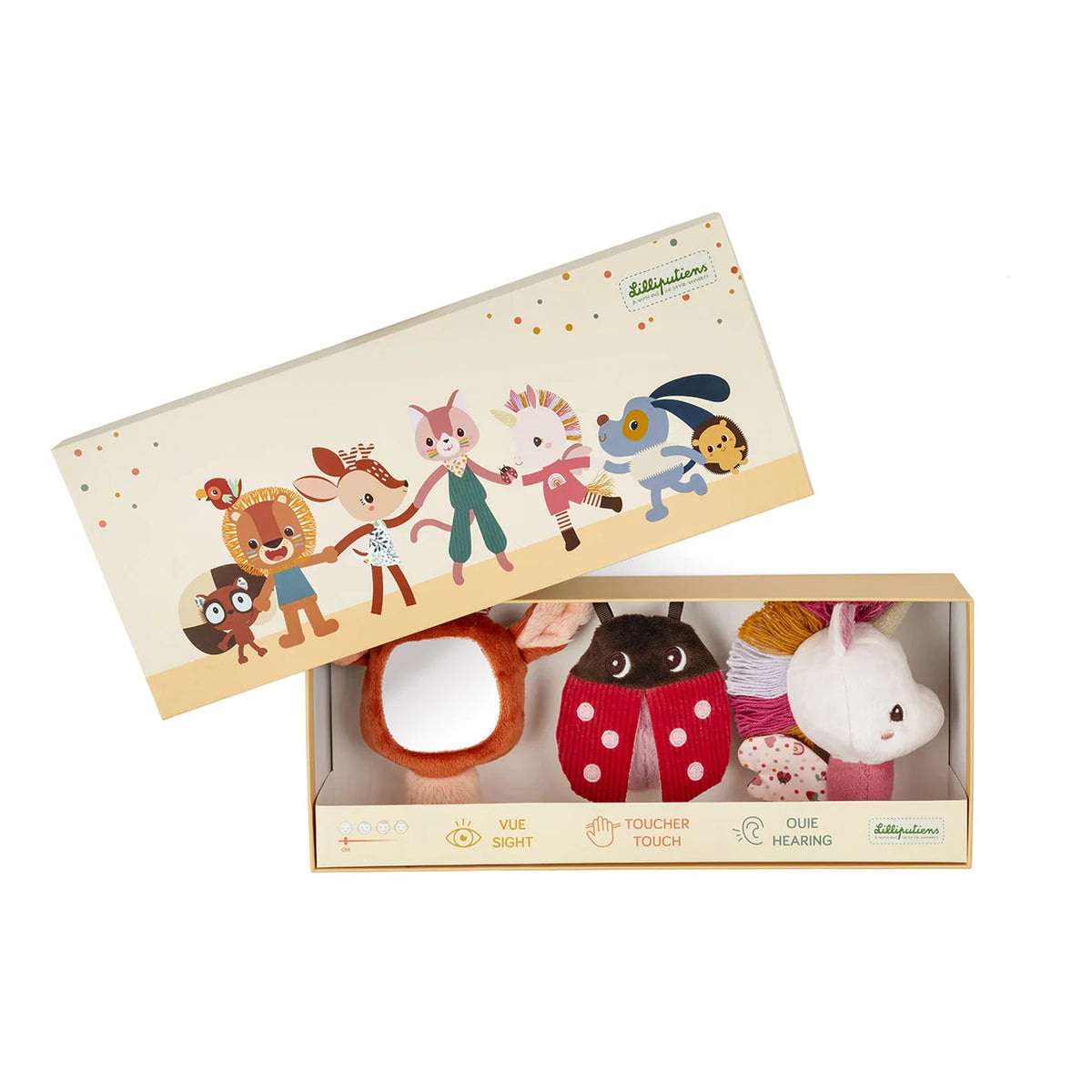 Set de descubrimiento sensorial Lilliputiens LENA