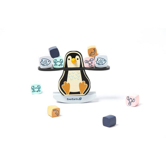 Juego de Equilibrio Pingüino de Madera – EverEarth Life Style Collection
