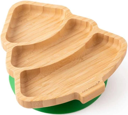 Plato de Bambu con Ventosa Eco Rascals - Navidad