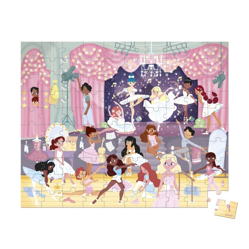 Puzzle Bailarinas de 100 piezas Janod