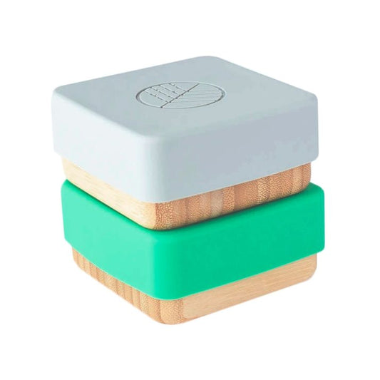Set de 2 Fiambreras de Bambú con Tapa de Silicona – Eco Rascals