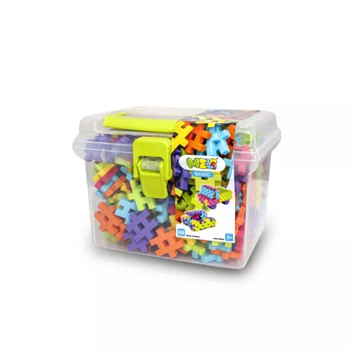 Bloques Meli Basic. Travel Box 250 piezas