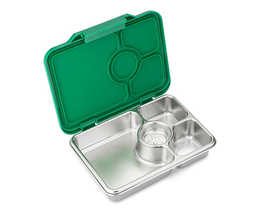 Caja de Almuerzo Yumbox Acero Inoxidable 4 Compartimentos Antifugas
